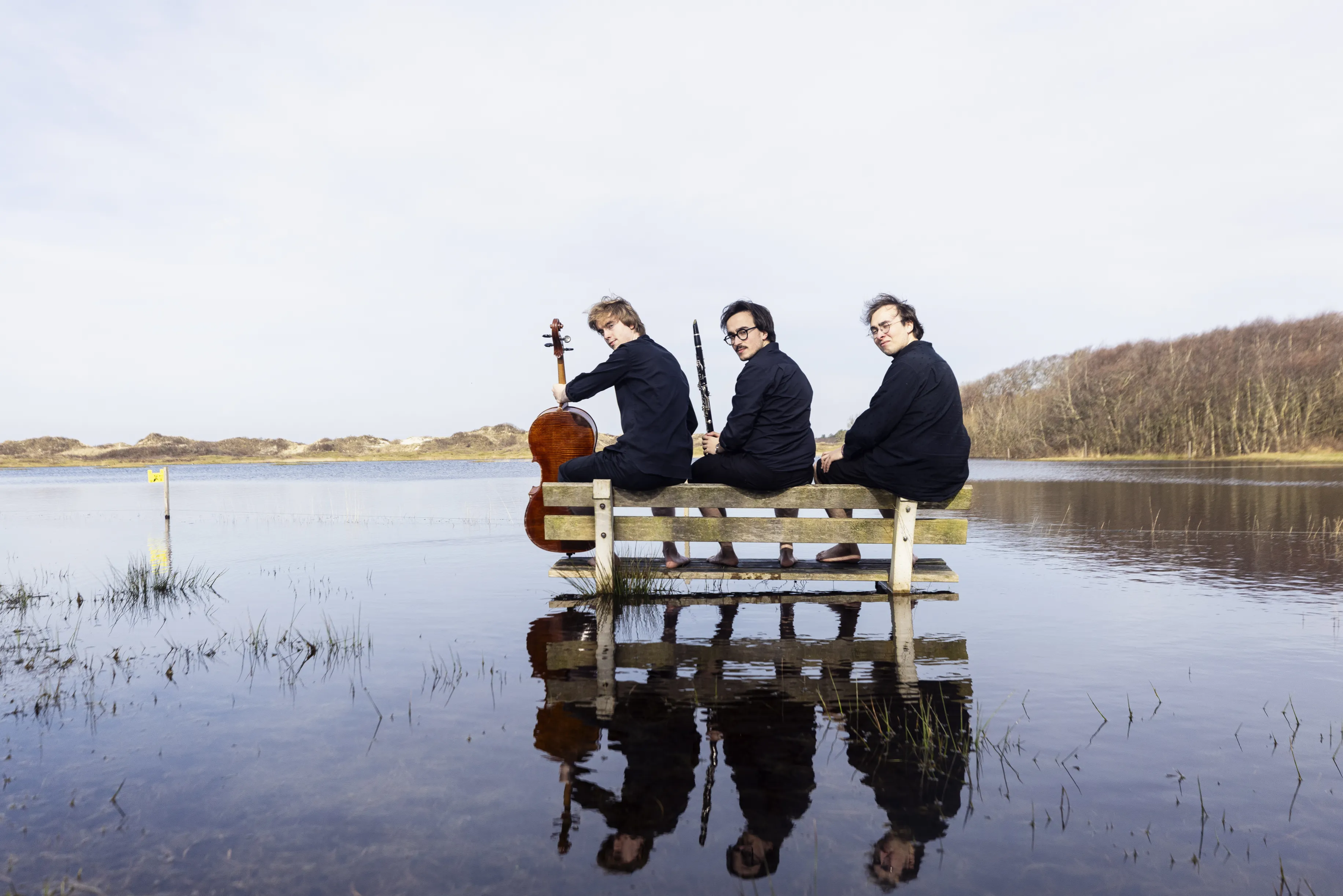 Trio Malatya in de duinen