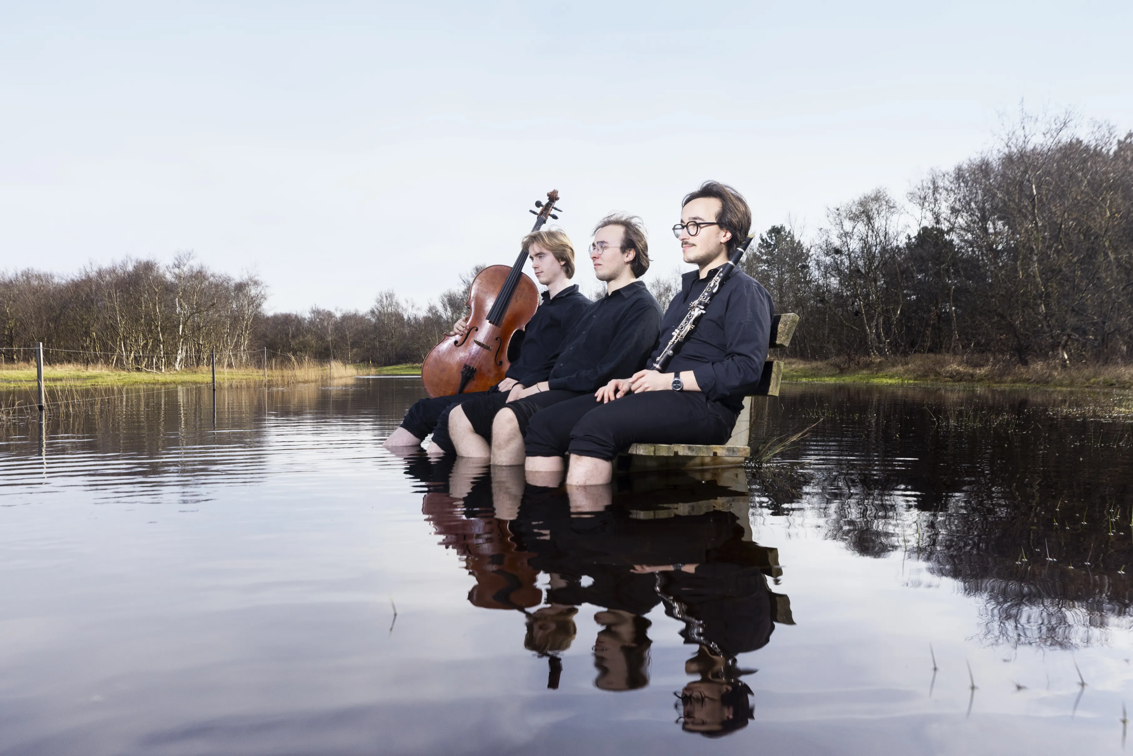 Trio Malatya aan het water